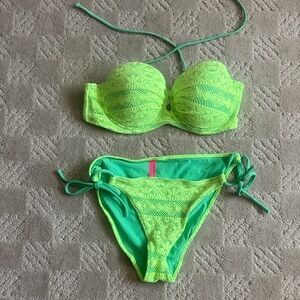Victoria's Secret Neon Green Bikini